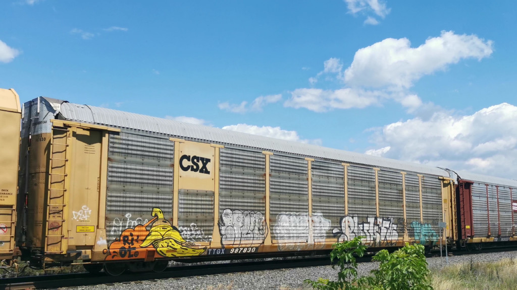 CSXT B12322 (Body) TTGX 987830 (Flat)